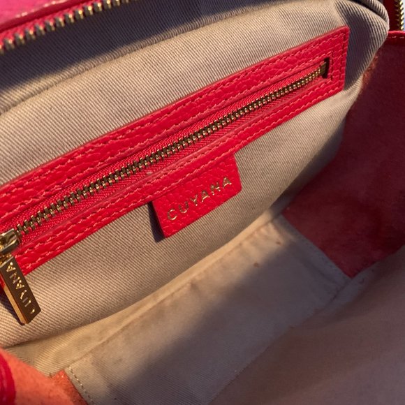 Cuyana Mini Tassel Bag, Red - Picture 6 of 6